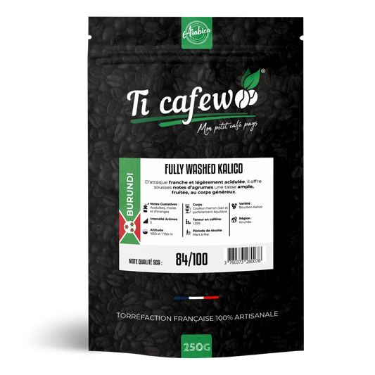 Café Kalico du Burundi - 100% Arabica - Torréfaction Médium  Ti Cafew
