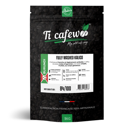 Café Kalico du Burundi - 100% Arabica - Torréfaction Médium  Ti Cafew