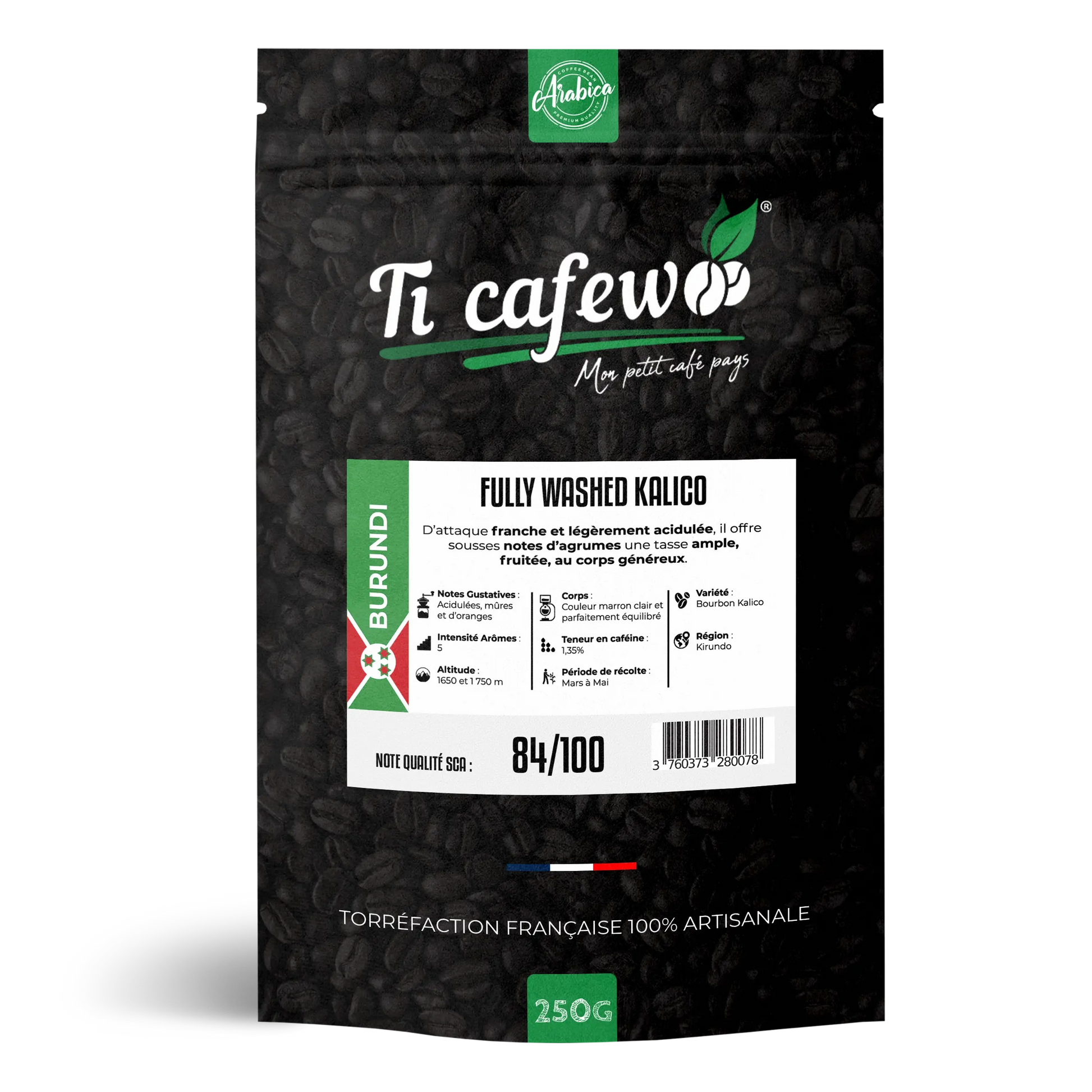 Kalico du Burundi - Café 100% Arabica - Torréfaction Médium 