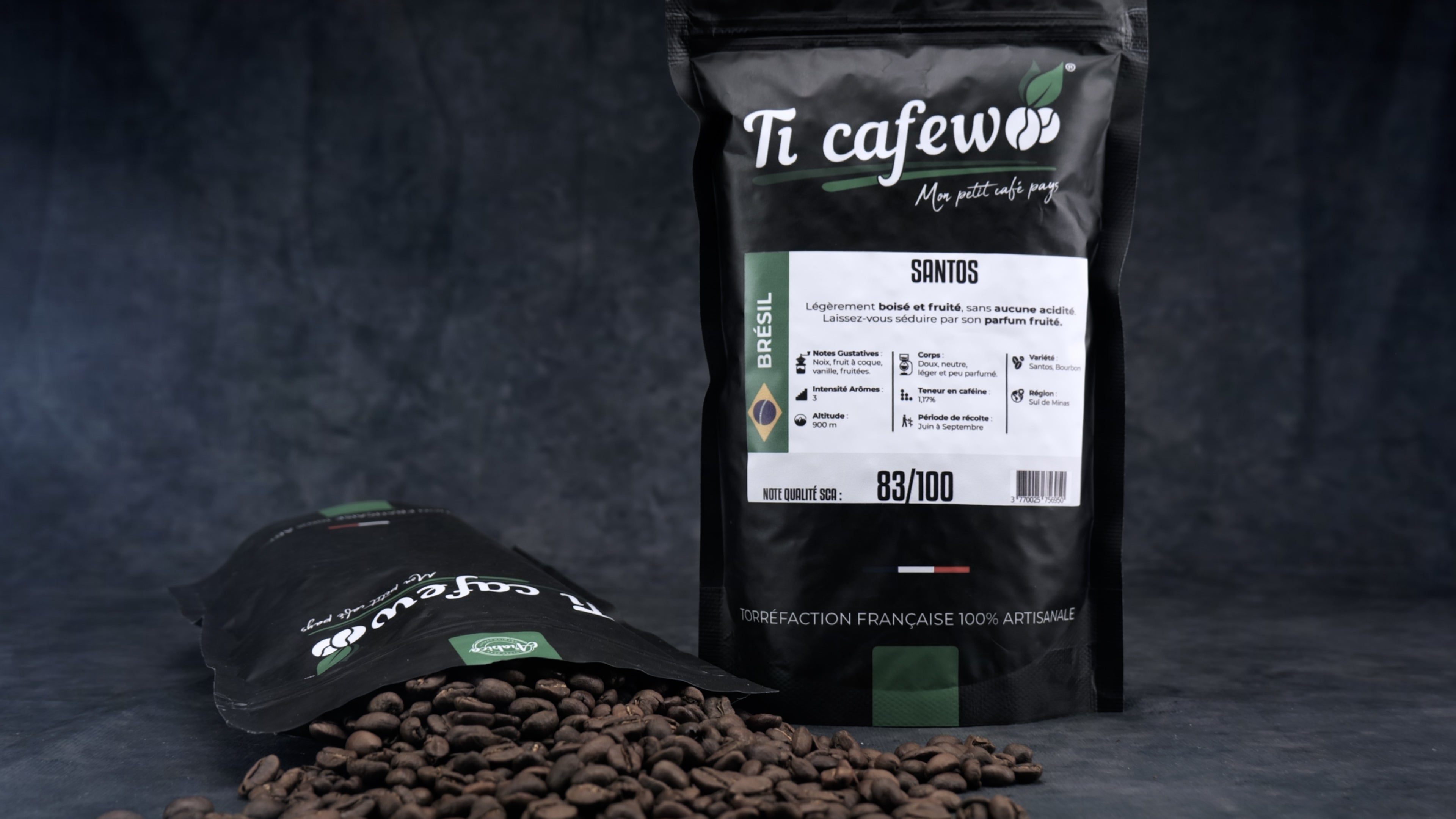 Charger la vidéo : Le Café Arabica du Brésil Santos : Une Référence d&#39;Excellence avec Ti Cafew